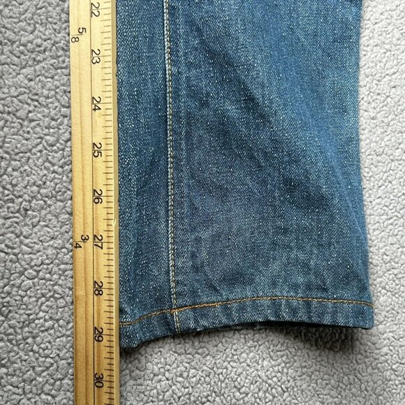 Nudie Jeans Jeans Mens 29x29 Even Steven Straight Leg Selvedge Organic Denim - Picture 14 of 15